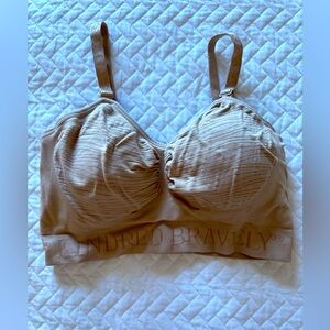 Kindred Bravely Beige Nursing/pumping Bra